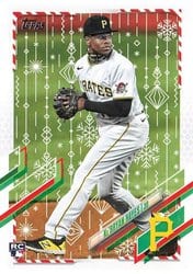 2021 Topps Holiday Base Set Ke'Bryan Hayes #HW185 card