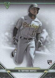 2021 Topps Triple Threads Base Set Ke'Bryan Hayes #65 card