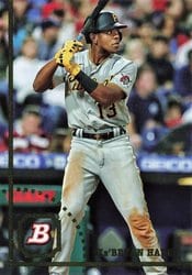 2022 Bowman Heritage Base Set Ke'Bryan Hayes #71 card