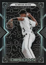 2022 Panini Chronicles Obsidian Ke'Bryan Hayes #38 card