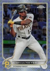 2022 Topps Chrome Logofractor Edition Base Set Ke'Bryan Hayes #38 card
