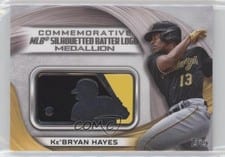 2022 Topps Commemorative MLB Logo Medallions Ke'Bryan Hayes #MLBL-KH card