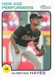 2022 Topps Heritage New Age Performers Ke'Bryan Hayes #NAP-10 card