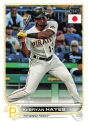2022 Topps Japan Edition Base Set Ke'Bryan Hayes #40 card