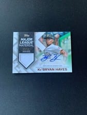 2022 Topps Major League Material Autographs Ke'Bryan Hayes #MLMA-KH card