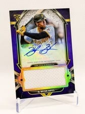 2024 Topps Triple Threads Autograph Single Jumbo Relics Ke'Bryan Hayes #AJR-KH card