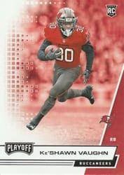 2020 Panini Playoff Base Set Ke'Shawn Vaughn #237 card