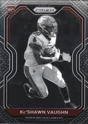 2020 Panini Prizm Base Set Ke'Shawn Vaughn #320 card