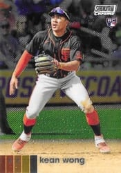 2020 Stadium Club Chrome Base Set Kean Wong #386 card