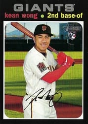 2020 Topps Heritage Base Set Kean Wong #541 card