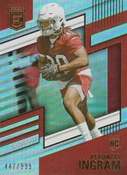 2022 Donruss Elite Base Set Keaontay Ingram #175 card