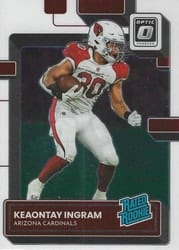 2022 Donruss Optic Base Set Keaontay Ingram #285 card