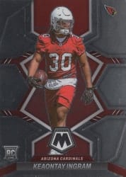 2022 Panini Mosaic Base Set Keaontay Ingram #355 card