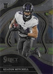 2023 Panini Select Base Set Keaton Mitchell #246 card