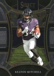 2023 Panini Select Base Set Keaton Mitchell #409 card