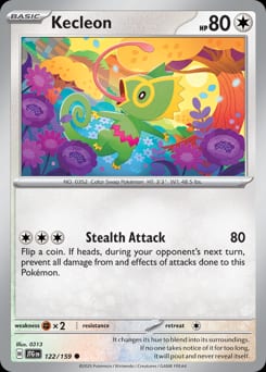 Journey Together Kecleon #122 card