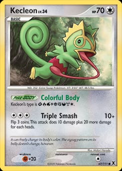 Rising Rivals Kecleon #67 card