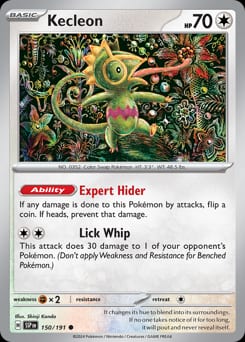 Surging Sparks Kecleon #150 card