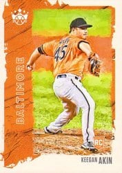 2021 Panini Diamond Kings Base Set Keegan Akin #35 card