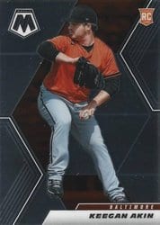 2021 Panini Mosaic Base Set Keegan Akin #239 card