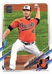 2021 Topps Base Set Keegan Akin #562 card