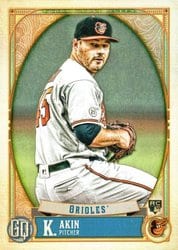 2021 Topps Gypsy Queen Base Set Keegan Akin #83 card