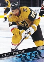 2020-21 Upper Deck Base Set Keegan Kolesar #477 card