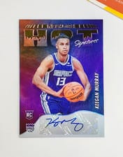 2022-23 Hoops Hot Signatures Keegan Murray #HSR-KMY card