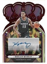 2022-23 Panini Crown Royale Rookie Crown Autographs Keegan Murray #RCA-KMY card