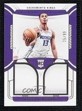 Keegan Murray 2022-23 Panini National Treasures Rookie Dual Materials card
