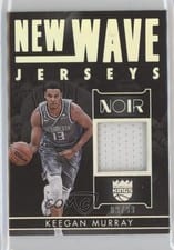 2022-23 Panini Noir New Wave Jerseys Keegan Murray #NWJ-KGM card