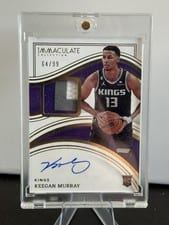 2022 Panini Immaculate Keegan Murray #129 card