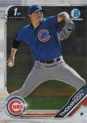 2019 Bowman Chrome Prospects Keegan Thompson #BCP-90 card