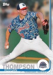 2019 Topps Pro Debut Base Set Keegan Thompson #105 card