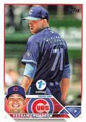 2023 Topps 1st Edition Base Set Keegan Thompson #40 card
