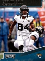 2018 Panini Playoff Base Set Keelan Cole #92 card
