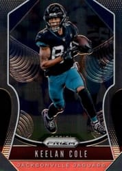 2019 Panini Prizm Base Set Keelan Cole #155 card