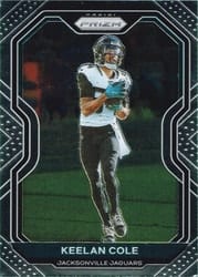 2020 Panini Prizm Base Set Keelan Cole #96 card