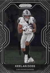 2020 Panini Prizm Base Set Keelan Doss #137 card