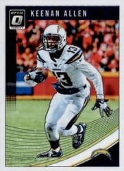 2018 Donruss Optic Base Set Keenan Allen #58 card