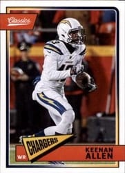 2018 Panini Classics Base Set Keenan Allen #82 card