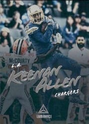 2018 Panini Luminance Base Set Keenan Allen #27 card