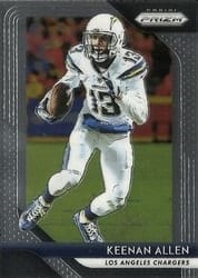 2018 Panini Prizm Base Set Keenan Allen #99 card