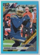 2019 Donruss Optic Keenan Allen Aqua #51 card