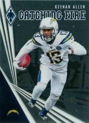 2019 Panini Phoenix Catching Fire Keenan Allen #18 card