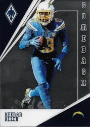 2019 Panini Phoenix Comeback Keenan Allen #2 card