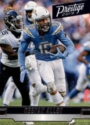 2019 Panini Prestige Base Set Keenan Allen #77 card