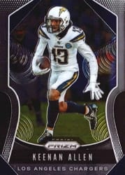2019 Panini Prizm Base Set Keenan Allen #216 card