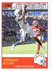 2019 Score Base Set Keenan Allen #24 card
