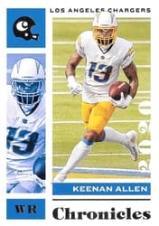 2020 Panini Chronicles Base Set Keenan Allen #54 card